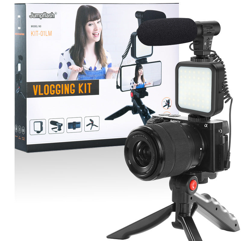 Equipment Microphone Stand Fill Light Meeting Recording Combination Set
